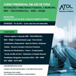 Curso Retenções Tributárias